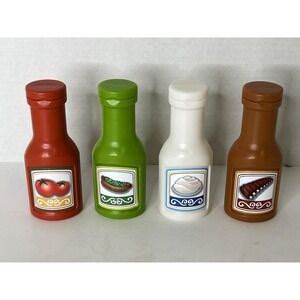 STEP2 kitchen Condiments Lot Replacement Ketchup Mayo Relish BBQ